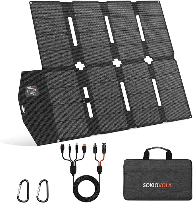 100W Portable Solar Panel MC-4 Foldable Solar Panel Charger Kits 18V IP68 Waterproof Lightweight