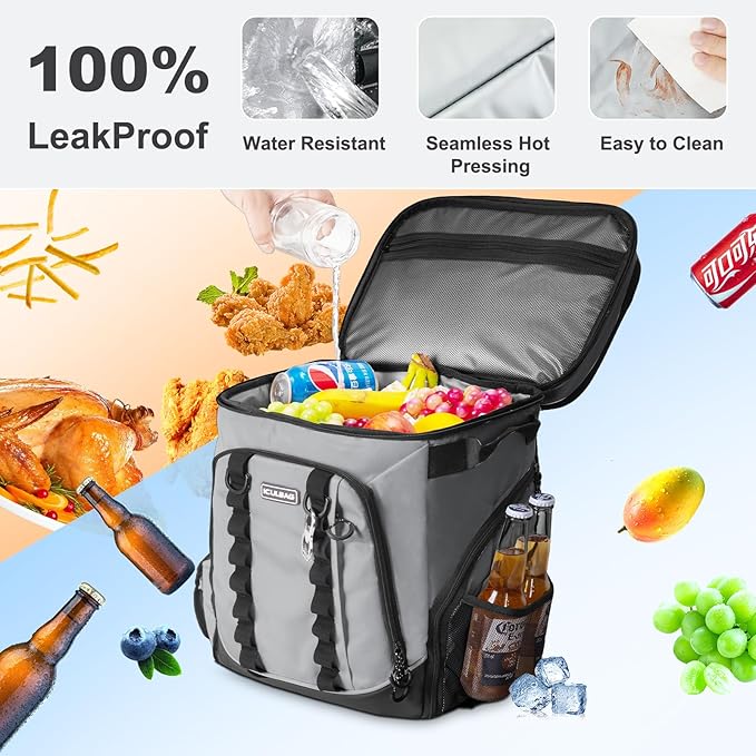 Beach Cooler Backpack for Men 36cans Insulated Backpack Cooler Lunch Bag for Women Camping Hiking