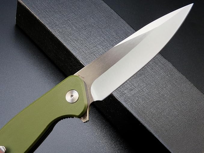 Eafengrow EF240 Folding Knife D2 Steel Blade G10 Handle EDC Tool Pocket Knives for Outdoor Working