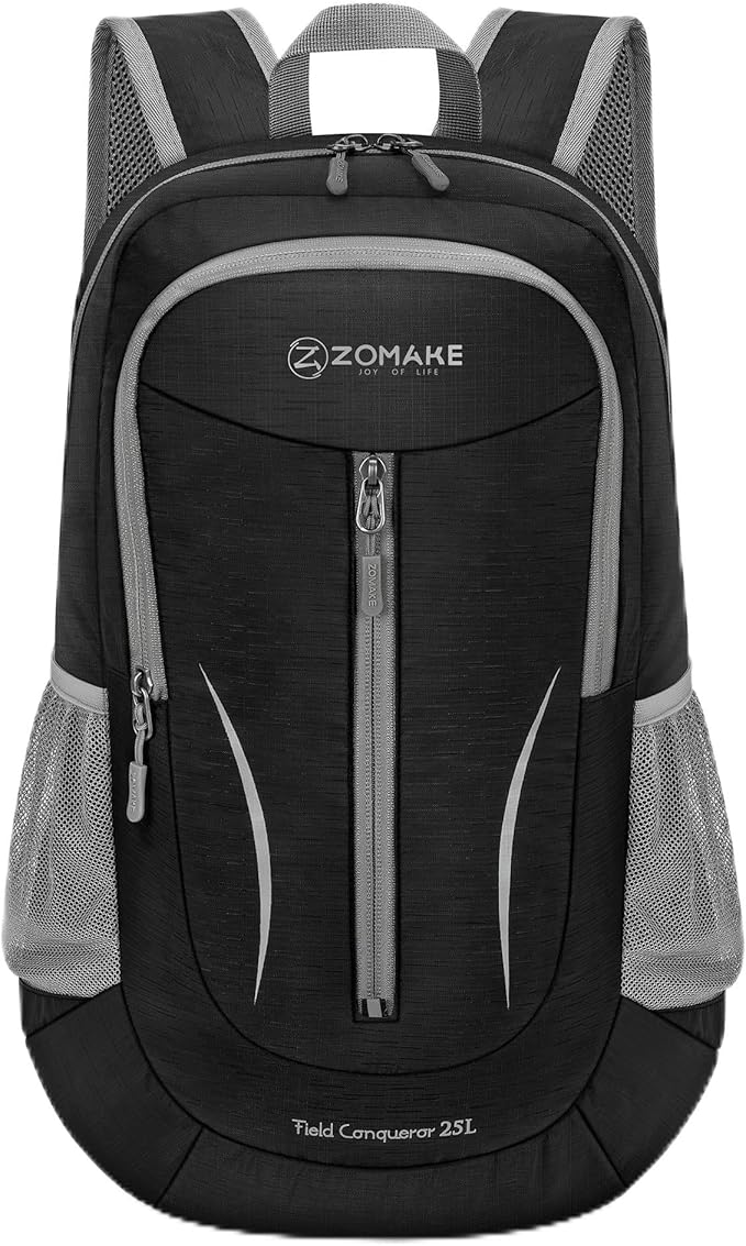 ZOMAKE Ultra Lightweight Packable Backpack 25L, Foldable Hiking Backpacks Water Resistant Small