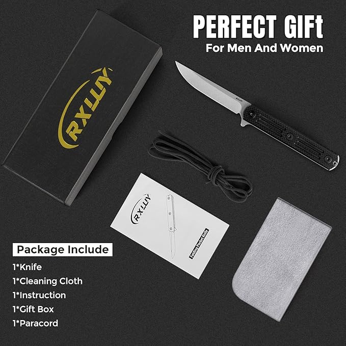 Folding Pocket Knife, 3.19” 14C28N Steel Blade G10 Handle Praxis Small Flipper Liner Lock EDC