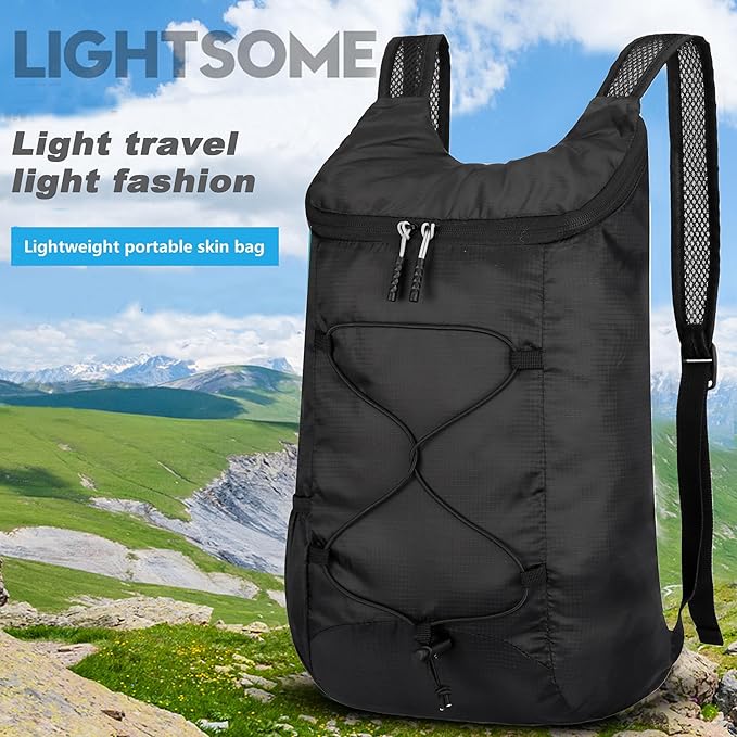16L Lightweight Foldable Hiking-Backpack Small Packable-Daypack For Travel,Ultralight