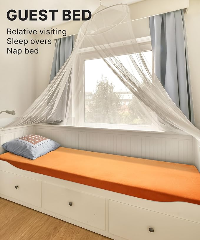 4 INCH Thick Foam Camping Mattress [Car/Tent/Cot] 30D Foam Portable Floor Sleeping Mat Cot Pad Roll
