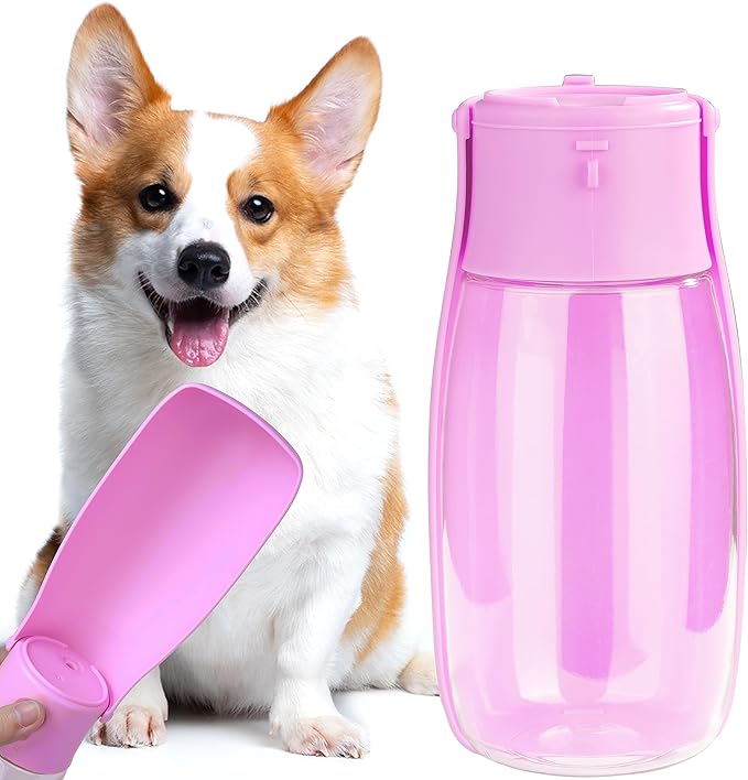 Foldable Dog Water Bottle,Portable Water Dispenser,Outdoor Pet Water Bottle for