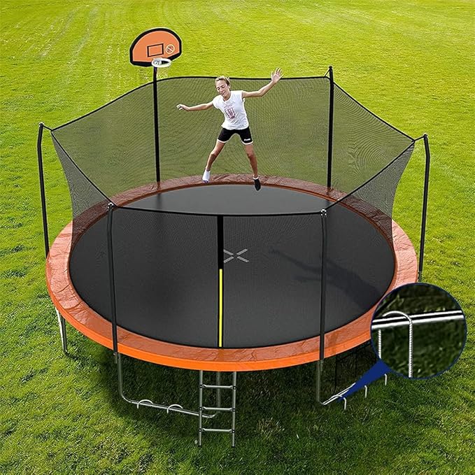 Ground Stakes Galvanized Steel Rebar Stakes Heavy Duty U Shaped Trampoline Stake Ground Anchors