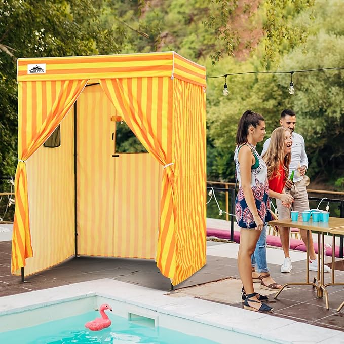 EAGLE PEAK Flex Compact 5x5 Pop-up Canopy Changing Room, Portable Privacy Dressing Room for Indoor
