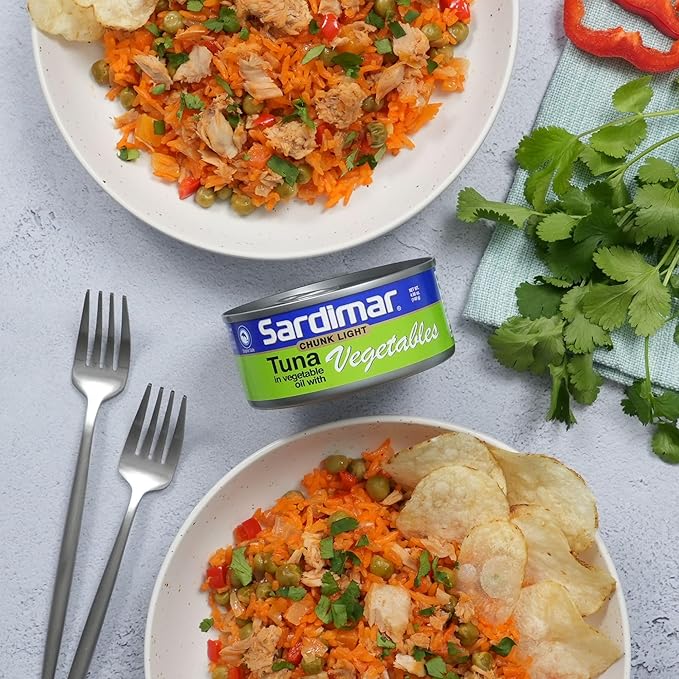 Sardimar Chunk Light Tuna ( Vegetables- Pack of 12 )