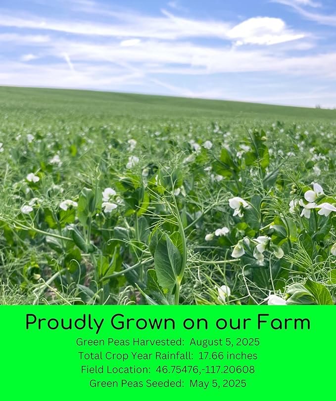 Palouse Brand Emergency Legume Bucket Supply | Certified Glyphosate Residue Free | 75 LBS |