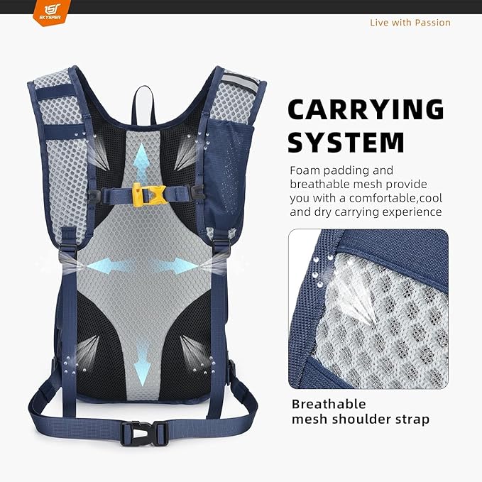 SKYSPER Small Hiking Backpack - 25L Travel Daypack Lightweight Bag Water Resistant Hiking Backpacks