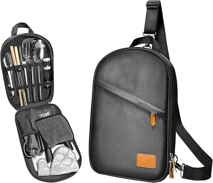 Camping Cooking Utensils Set - Camping Utensil Set Car Camping Cooking Essentials Gear for Camp