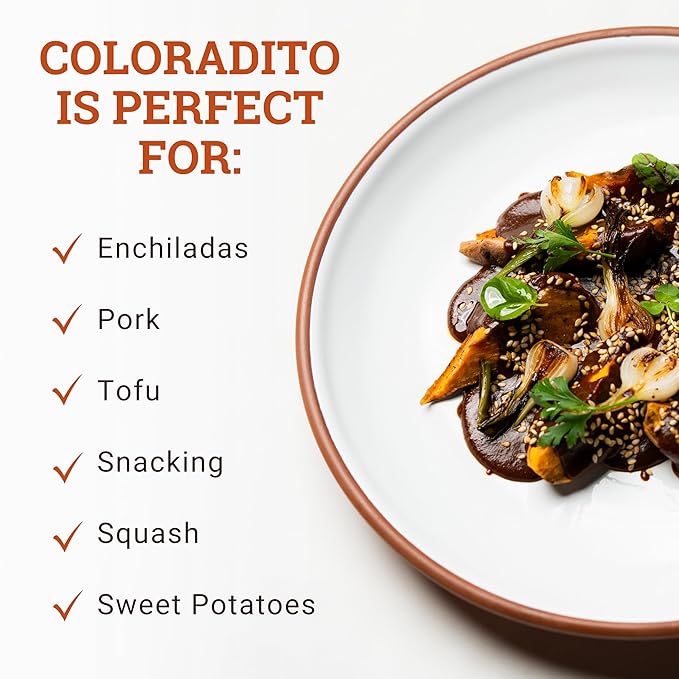 Ya Oaxaca - Mole Sauce - Coloradito - Mild Spice - Blend of Smoked & Dried Chiles, Spices, & House