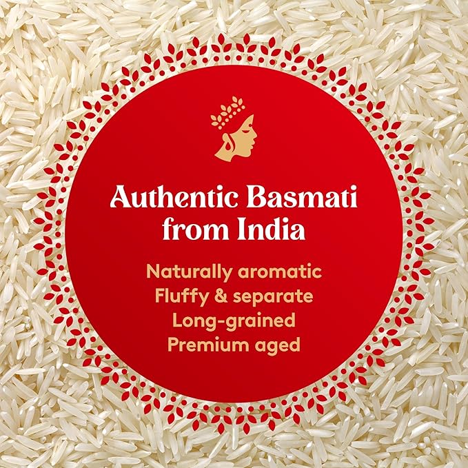 Royal White Basmati Rice - Ready to Heat Basmati Rice - (4 Pack) 8.5 oz Microwaveable Pouch
