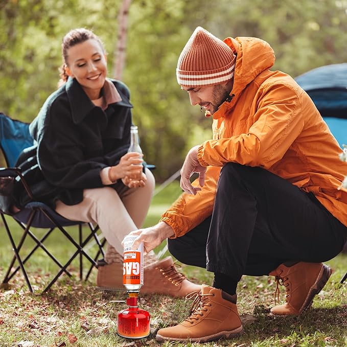 Camping Stove Burners Gas Refill Adapters EN417 Lindal Valve Canister Shifter Backpacking Stove