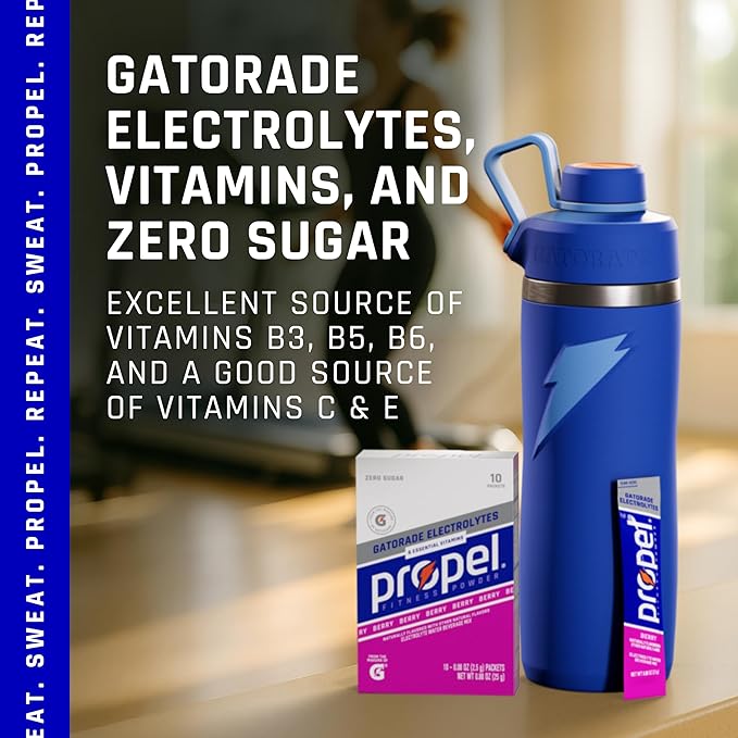Propel Electrolyte Enhanced Water Drink Mix Powder Packets, Grape Variety Pack, Zero Calorie & Zero