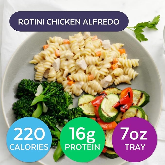 HMR Pasta Classics Entree Bundle 1 ea Penne Pasta w/Meatballs, 1 ea Rotini Chicken Alfredo, 2 ea