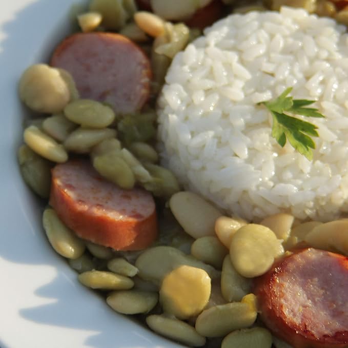 Camellia Brand Dried Green Baby Lima Beans ??Premium Tender Southern Lima Beans for Succotash