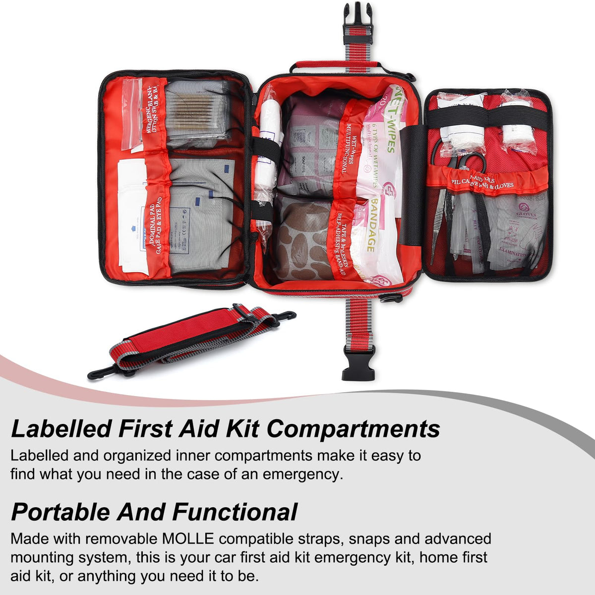 Gevoke First Aid Kit - 500 Piece - product view 4