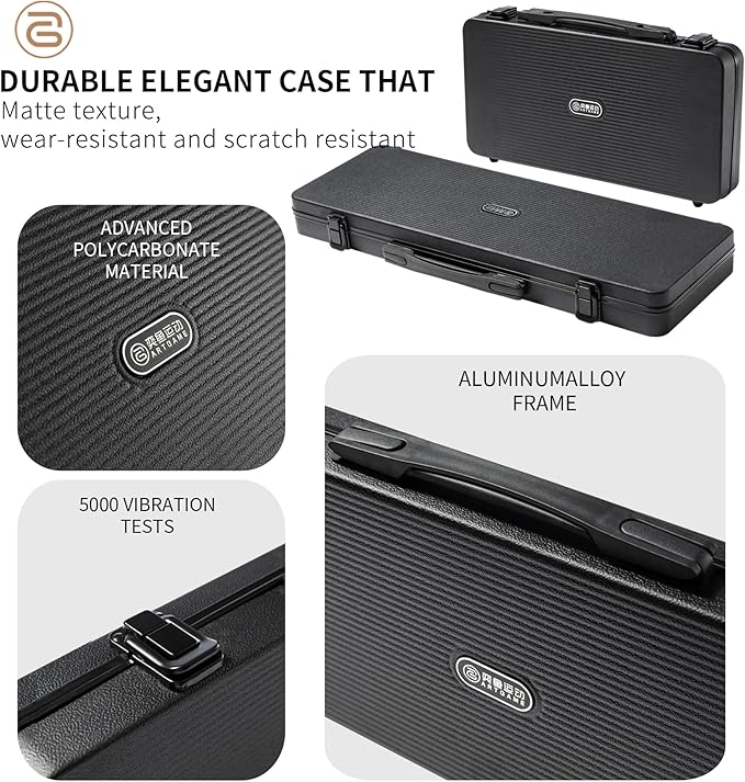 ARTGAME 14g Clay Poker Chips Set for Texas Hold'em, 300 PCS [Blank] With Case, Bright Colored Easy