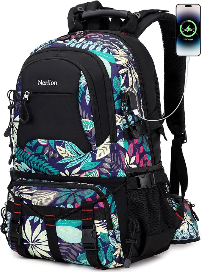 Nerlion 40L Hiking Backpack Travel Backpack for Men Women Camping Waterproof Outdoor Hiking Daypack