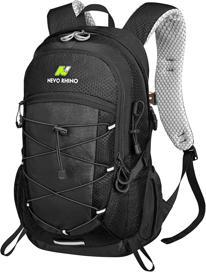 N NEVO RHINO Hiking Backpack 20L Water Resistant Outdoor Day Pack,Lightweight Travel Small Backpack