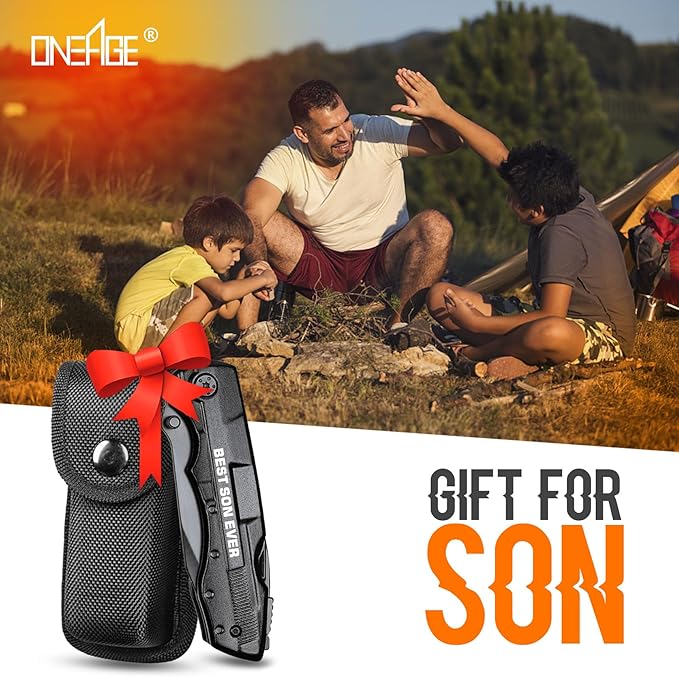 Gifts for Son,?�Best Son Ever?�Multitool Knife,Stocking Stuffers for Son,Son Birthday Gifts,Gifts