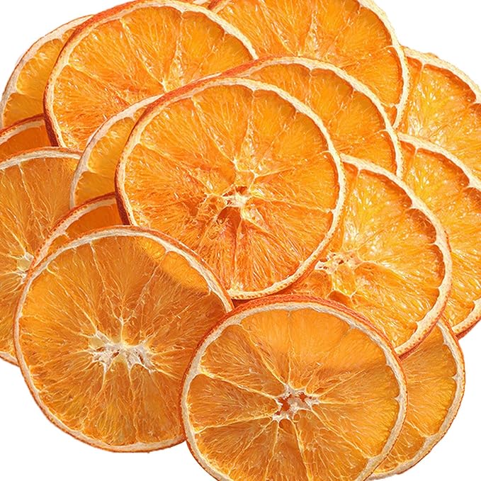 Mkostlich Dried Orange Slices Bulk 8.81oz/250g, Natural Dehydrated Orange Slice for Cocktails/