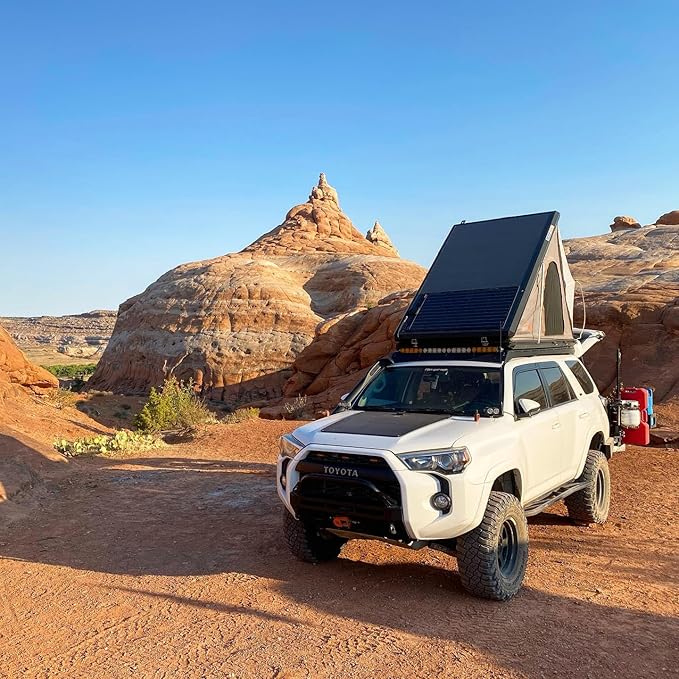 Lensun 100W 12V Hood Flexible Solar Panel for Toyota 4Runner 4th & 5th Gen (2003-2024) - Off Grid