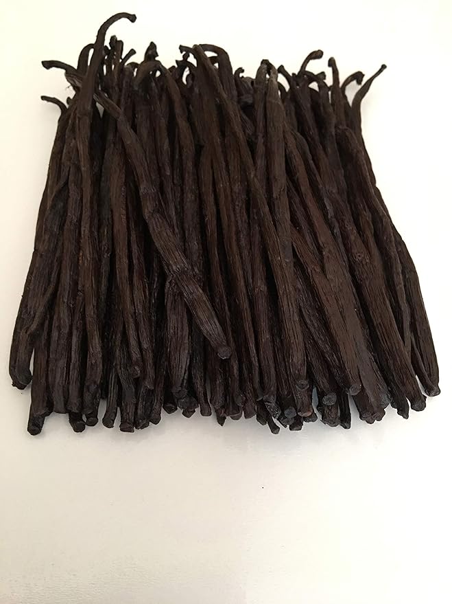 6 Organic Vanilla Beans Madagascar Grade A for Extract, Cooking and Baking by FITNCLEAN VANILLA|
