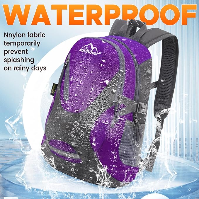 sunhiker Cycling Hiking Backpack Water Resistant Travel Backpack Lightweight SMALL Daypack M0714