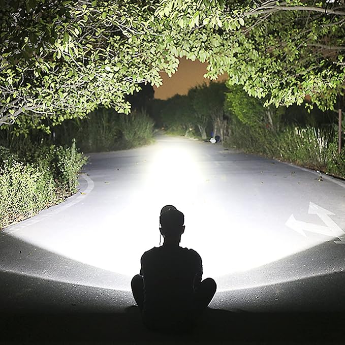 Super Bright Headlamp, Led Rechargeable Head Lamp with Battery Powered for Adult- Motion Sensor