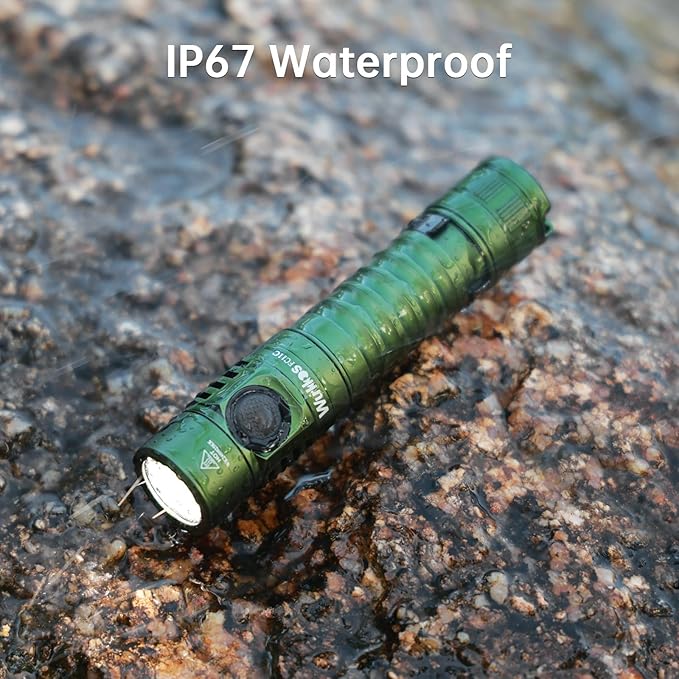 Wurkkos FC11C LED Flashlights Rechargeable -Small Powerful EDC Flashlight 90CRI 1200 High Lumen