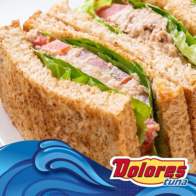 Dolores Tuna Chunk Light Yellowfin Tuna in Water, 5oz Canned Tuna, 24 Pack