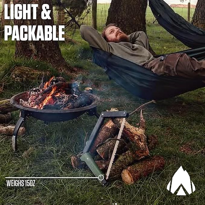 AGAWA - BOREAL15 Tripper Kit - Includes 15" Folding Saw, Nylon Carrying Case, 15" All-Purpose & 15"