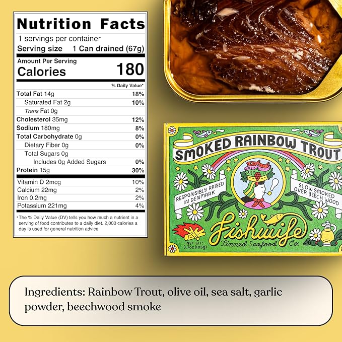 Fishwife Holiday Gift Set (5-Pack Variety with Cantabrian Anchovies, Sardines with Hot Pepper