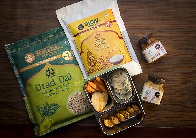 Rigel Spices | Urad Dal (4 Pounds) | Whole white | Rich in Protein