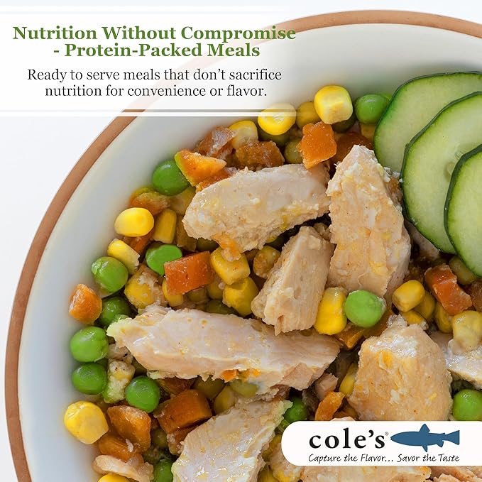 COLE’S - Patagonian Smoked Salmon Fillet with Vegetables| Ready to Eat Meal | 5.6 oz Canned &