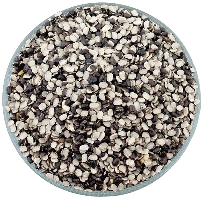 Rani Urid/Urad Split Chilka (Split Matpe Beans with Skin) Indian Lentils 400oz (25lbs) 11.36kg Bulk