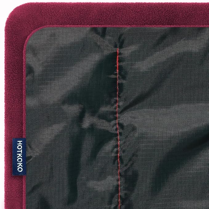 Waterproof Stadium Blanket, Fleece Camping Blanket Wearable Soft Warm Camp Blanket for Outdoor