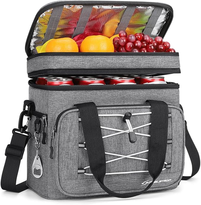 Maelstrom Collapsible Soft Cooler Bag, 24/30/60/75 Cans Beach Cooler, Ice Chest, Leakproof &