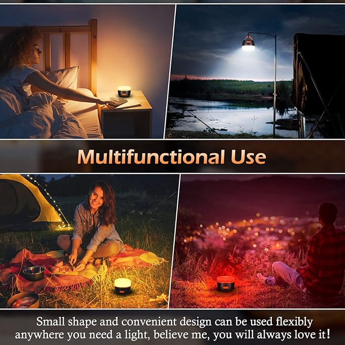 Sinvitron LED Camping Lantern Rechargeable with Remote Control - 1000LM 150H Runtime Tent Light