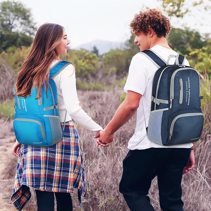ZOMAKE Lightweight Packable Backpack, 35L Light Foldable Hiking Backpacks Water Resistant