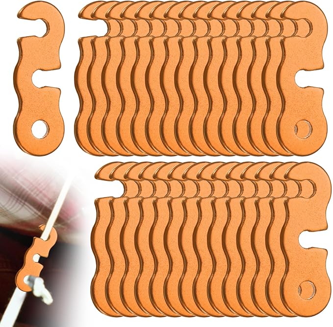 Rope Tensioner Aluminum Alloy [30PCS] - Guyline Cord Adjusters Use for Camping & Hiking & Picnic &
