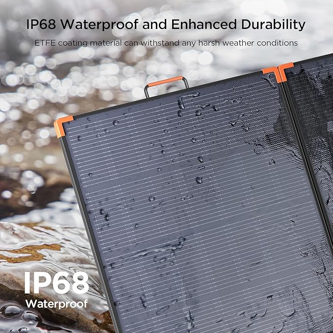 N-Type 16BB 180W Portable Solar Panel,Camping Essentials,Foldable Solar Charger for Power