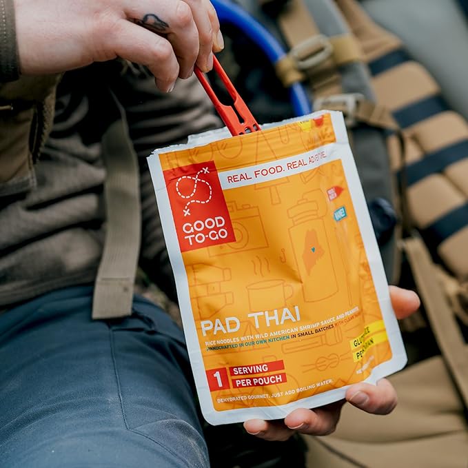 GOOD TO-GO Pad Thai (Single Serving) | Camping & Backpacking Food | Just Add Water Backpacking