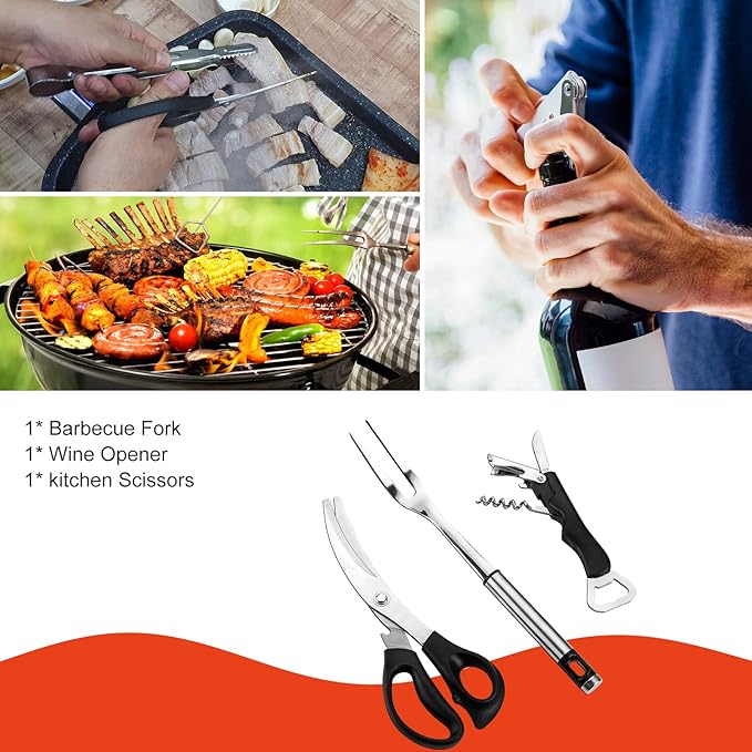Camping Cookware Storage Bag - Camping Cooking Utensils Set Bag Camping Tool Portable Storage Bag