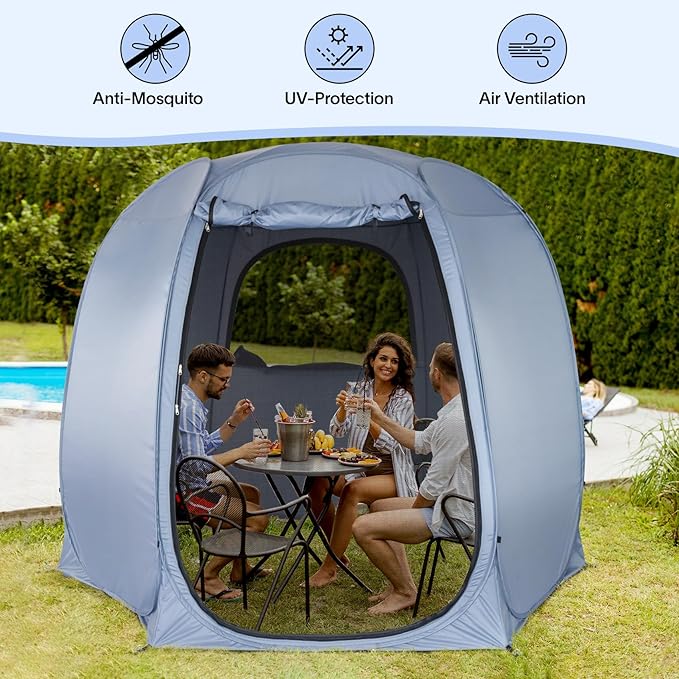 Alvantor Pop Up Screen Tent House Room Instant Outdoor Camping Canopy Sun Shelter Gazebo for Patio