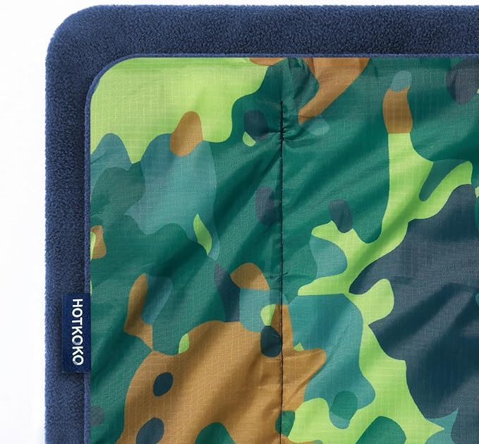 Waterproof Stadium Blanket, Fleece Camping Blanket Soft Warm Wearable Camp Blanket for Outdoor