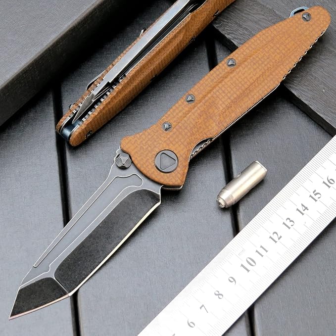 Eafengrow EF55 Pocket Knife Folding Knife G10 Handle D2 Steel Blade Folder EDC Tool Knifes for