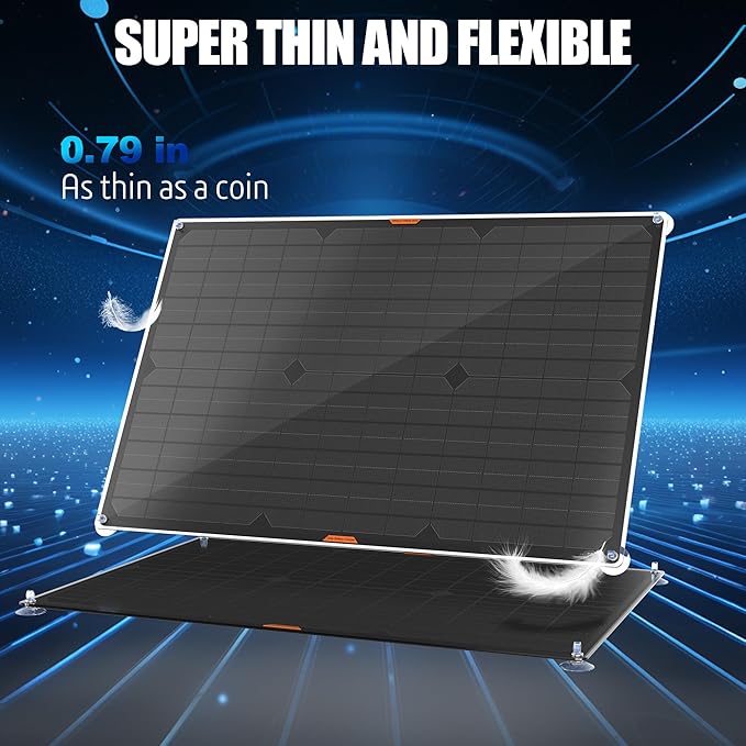 OYMSAE 30 Watt 12 Volt Solar Panel Solar Trickle Charger 30W 12V Portable Solar Battery Charger &