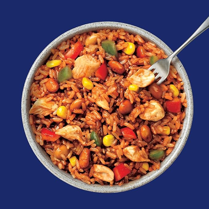 BEN'S ORIGINAL Street Food Honey BBQ Flavored Rice with Chicken, Prepared Entrée, Microwave in 90